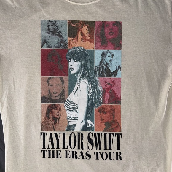 Taylor Swift Shirt Adult Large The Eras Tour Concert Collage Music Travis Kelce - Picture 2 of 11